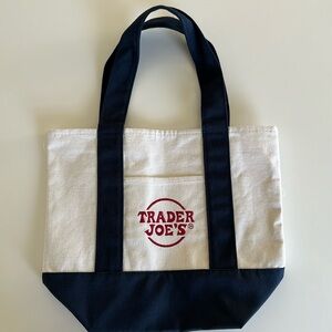Trader Joe's Navy Mini Tote Bag